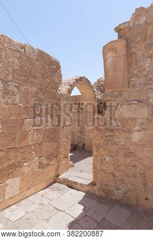 Shivta - A National Park In Southern Israel, Includes The Ruins Of An Ancient Nabatean City In The N