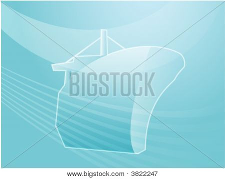 Skibet Naval Transport Illustration