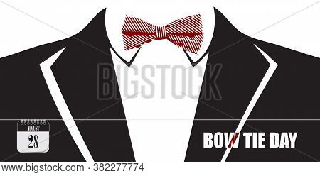 Post Card For Event August Day Bow Tie Day