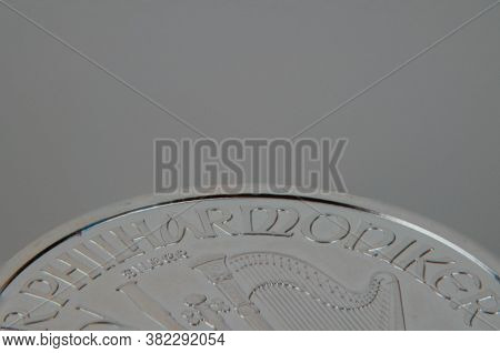 Silver Coin Vienna Philharmoniker One Ounce With 1.5 Euro Value
