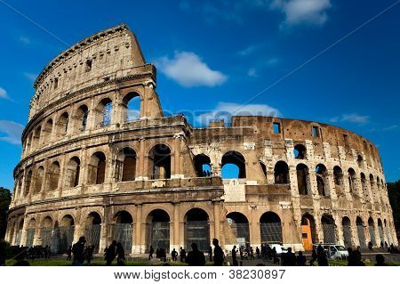 Italien. Rom. Den gamle Collosseo
