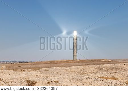 Solar Phantoms In The Air Next To The Tower Of The Israeli Environmental Services Company - Alstom S