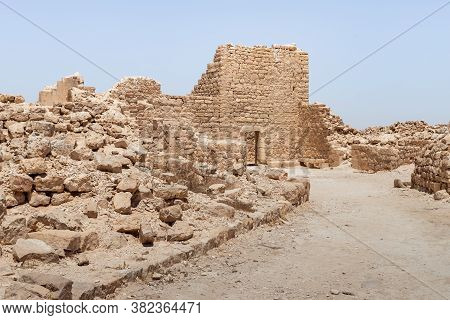 Shivta - A National Park In Southern Israel, Includes The Ruins Of An Ancient Nabatean City In The N