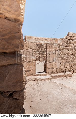 Shivta - A National Park In Southern Israel, Includes The Ruins Of An Ancient Nabatean City In The N
