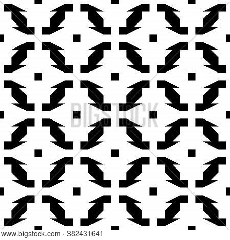 Seamless Pattern With Ethnic Ornament. Embroidery Background. Tribal Wallpaper. Ethnical Folk Image.