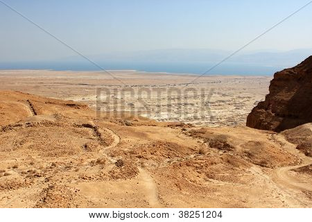 Vista da Masada, Israele