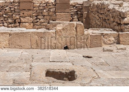 Shivta - A National Park In Southern Israel, Includes The Ruins Of An Ancient Nabatean City In The N