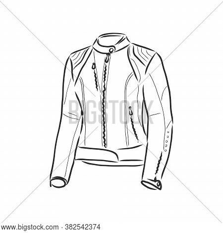 Hand Drawn Vector Illustration. Creative Black Contour Art Work. Ink Fashion Illustration. Vector Il