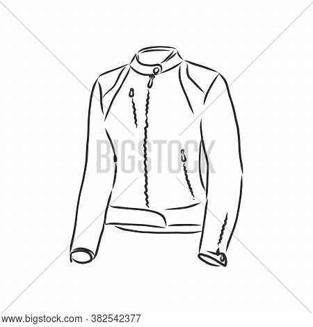 Hand Drawn Vector Illustration. Creative Black Contour Art Work. Ink Fashion Illustration. Vector Il