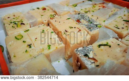 White World Famous Rajasthani Sweets From Jodhpur Closeup