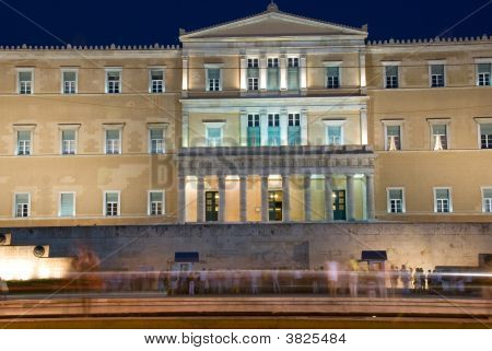 Náměstí Syntagma v Athénách