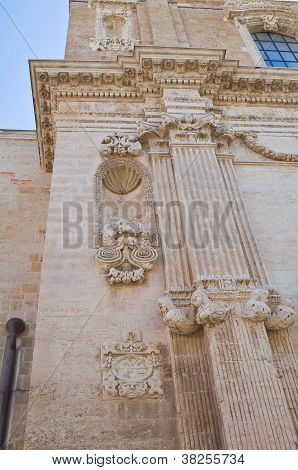 Iglesia de Santa Chiara. Copertino. Puglia. Italia.
