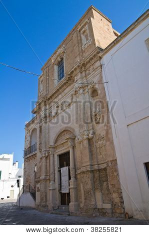 Iglesia de Santa Chiara. Copertino. Puglia. Italia.