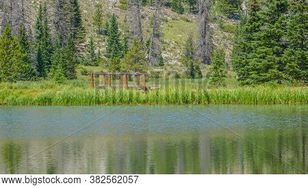 Beautiful Mountains, Forest And Landscape Near Monarch Pass In The Rocky Mountains Of Colorado