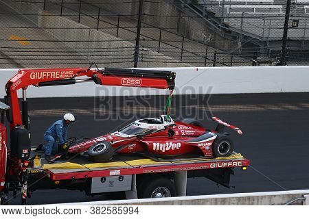 August 23, 2020 - Indianapolis, Indiana, USA: The NTT IndyCar Series teams take to the track to race for the Indianapolis 500 at Indianapolis Motor Speedway in Indianapolis Indiana.