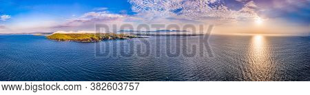 Aerial View Of Dunmore Head In County Donegal - Ireland.