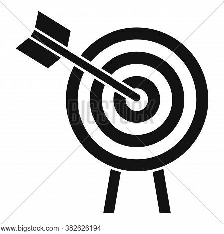 Arch Target Mission Icon. Simple Illustration Of Arch Target Mission Vector Icon For Web Design Isol