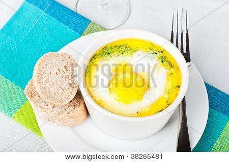 Spinach Baked Egg
