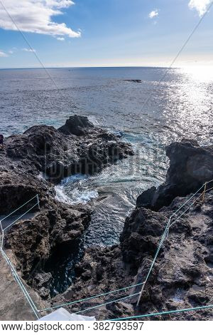 Beautiful Cove In Puerto De Puntagorda, Island Of La Palma, Canary Islands. Spain