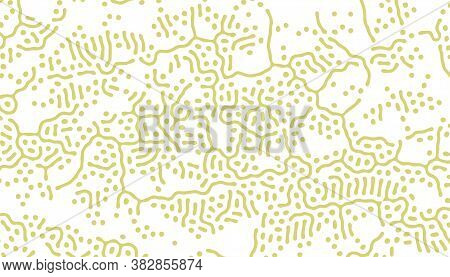 Abstract Irregular Organic Lines Turing Pattern Background Vector