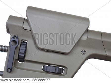 Cheek Piece On A Gun Stock That Can Be Adjusted For Height