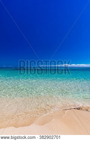 Beautiful sandy beach of Cala Mesquida, Mallorca, Mediterranean Sea, Balearic islands, Spain