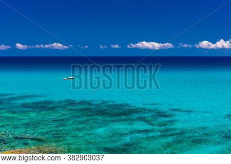 Beautiful sandy beach of Cala Mesquida, Mallorca, Mediterranean Sea, Balearic islands, Spain