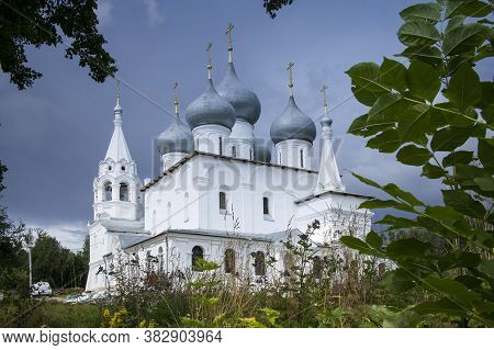 The Holy Cross Cathedral In Historical Center Of The Old Russian Town Tutayev