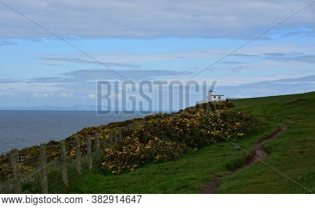 Gorgeous Views Of The Coastline Along St Bees In England.