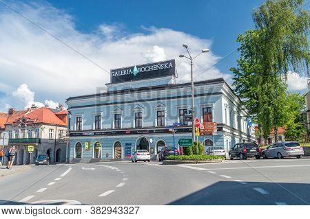Bochnia, Poland - June 13, 2020: Galeria Bochenska Shopping Mall.