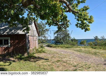 View By The Northern Point Of The Swedish Isand Oland In The Baltic Sea