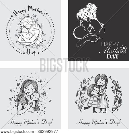 Happy Mother's Day, Best Illustration Design Template