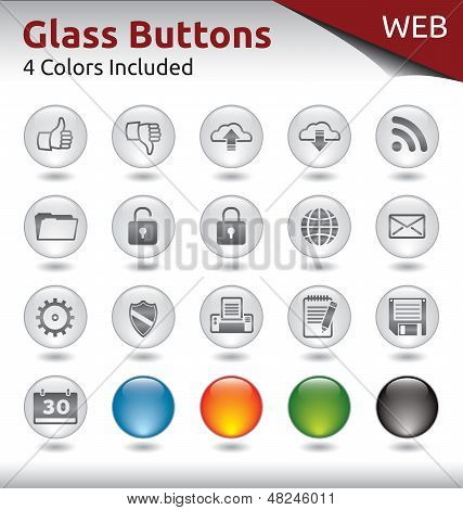 Glas Buttons Web