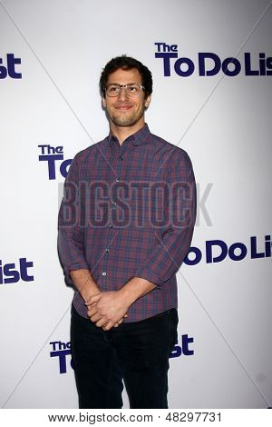 LOS ANGELES - JUL 23: Andy Samberg ankommer til 