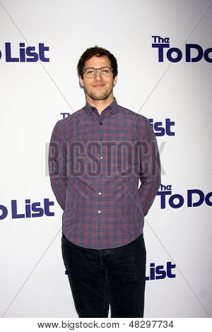 LOS ANGELES - JUL 23: Andy Samberg ankommer til 