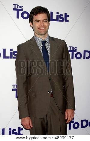 LOS ANGELES - Lug 23: Bill Hader arriva al 