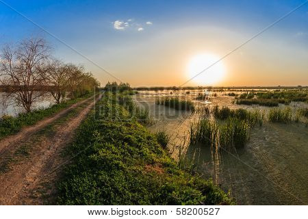 Sunset On The Lake