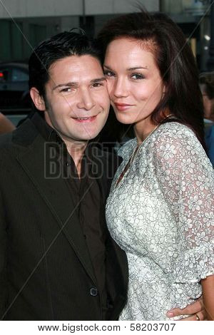 Corey Feldman and wife Susie at the Los Angeles premiere of 