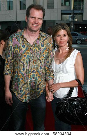 Jack Coleman and Beth Toussaint at the Los Angeles premiere of 