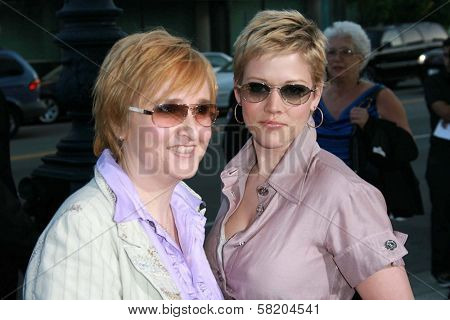 Melissa Etheridge and Tammy Lynn Michaels at the Los Angeles premiere of 