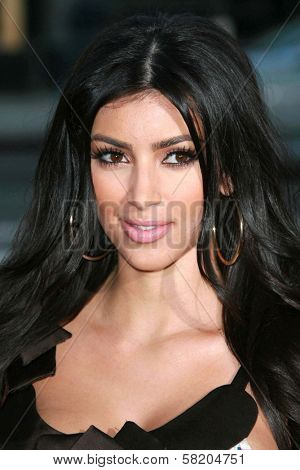 Kim Kardashian at the Los Angeles premiere of 
