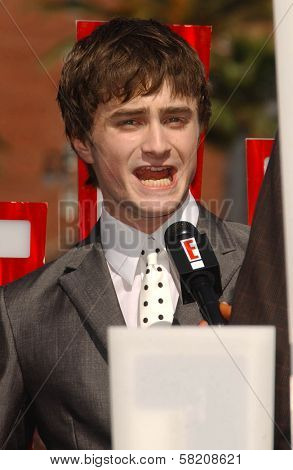 Daniel Radcliffe at the premiere of 