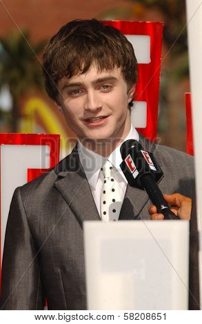 Daniel Radcliffe at the premiere of 