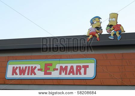 Atmosphere at a 7-11 Convenience Store that has been transformed into a 