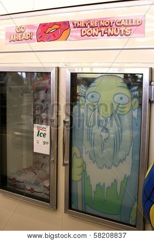 Atmosphere at a 7-11 Convenience Store that has been transformed into a 