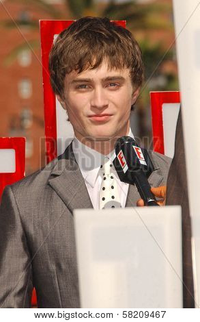 Daniel Radcliffe at the premiere of 