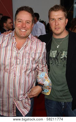 Gary Valentine and Nick Swardson at the World Premiere of 