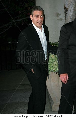 George Clooney at the Giorgio Armani Prive Show to celebrate the Oscars. Green Acres, Los Angeles, CA. 02-24-07