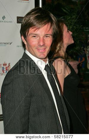 Coley Laffoon and Lucy Lawless at the Sixth Annual Celebration of New Zealand Filmmaking and Creative Talent. Beverly Hills Hotel, Beverly Hills, CA.02-23-07