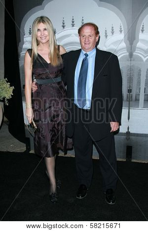 Irena Ferris and Mike Medavoy at the Giorgio Armani Prive Show to celebrate the Oscars. Green Acres, Los Angeles, CA. 02-24-07
